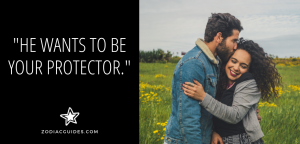 man kissing a woman's head with a quote about cancer men wanted to protect their significant others